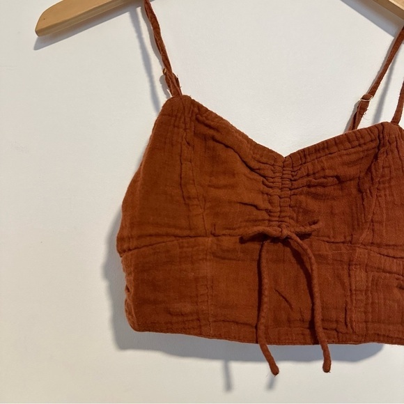 L*Space x Revolve Carrie Brown sweetheart neckline smocked back tank top - Picture 5 of 7